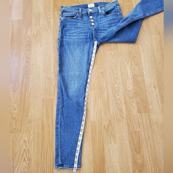 Hudson Natlie Super Skinny Button Fly Ankle Jeans - size 28. - Picture 10 of 14